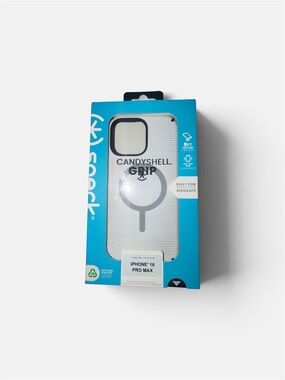 speck Candyshell Grip iPhone 16 Pro Max Case - White